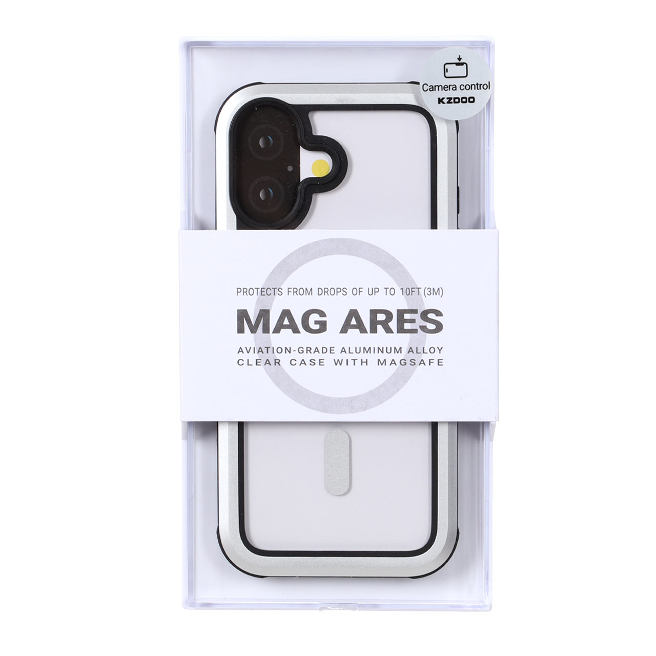 قاب Original KDoo MAG ARES مدل Apple iPhone 17 - نقره ای (پک دار) - NTC